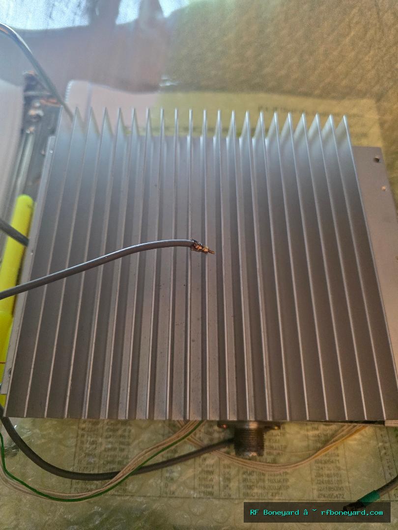 Yaesu FT-990 LPF Filter Unit & Final Stage PA Board Assembly on Heatsink – Working Donor Pull photo
