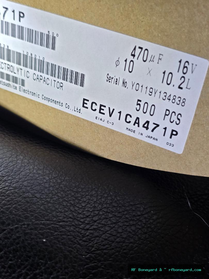 Panasonic ECE-V1CA471P 470µF 16V SMD Aluminum Electrolytic Capacitors – 5 Pack photo