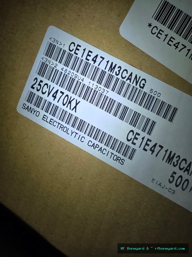 SANYO 25CV470KX 470µF 25V SMD Aluminum Electrolytic Capacitors – 5 Pack photo