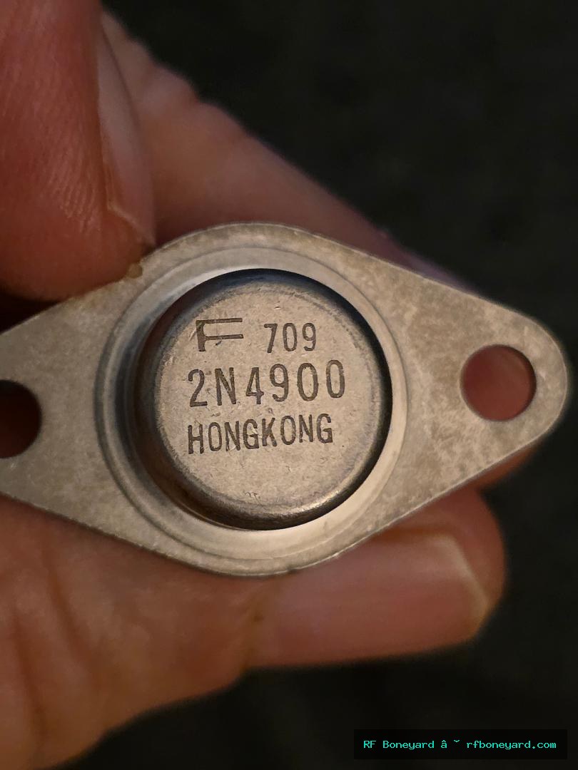 2N4900 NPN TO-3 Power Transistor Pair – Hong Kong Stylized F Logo photo