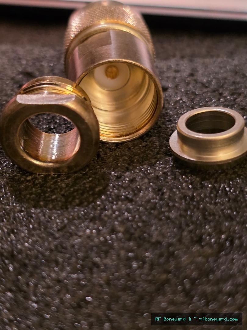 STAR Large Precision RF Coaxial Connector Assembly – Cable-End Connector with Coupling Nut photo