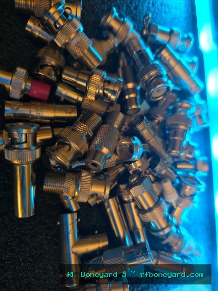 41-Piece Mixed RF Connector & Bulkhead Adapter Grab Bag – Assorted Coaxial Lot photo
