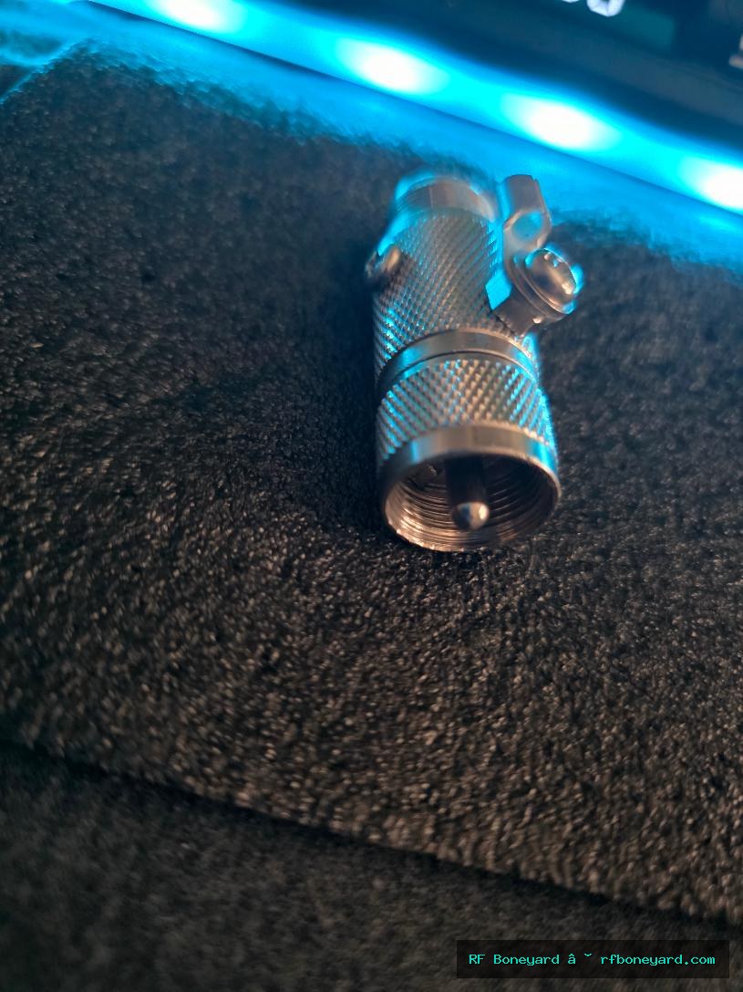 Unbranded UHF PL-259 Male to SO-239 Female Coax Lightning Arrester photo