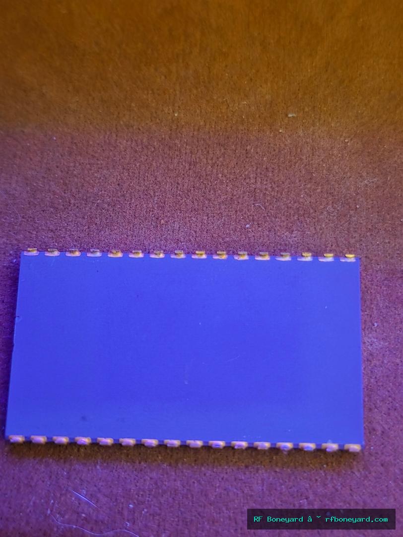 Vintage Decapped Ceramic Hybrid IC Gold-Plated Leads Exposed Die Collectible photo