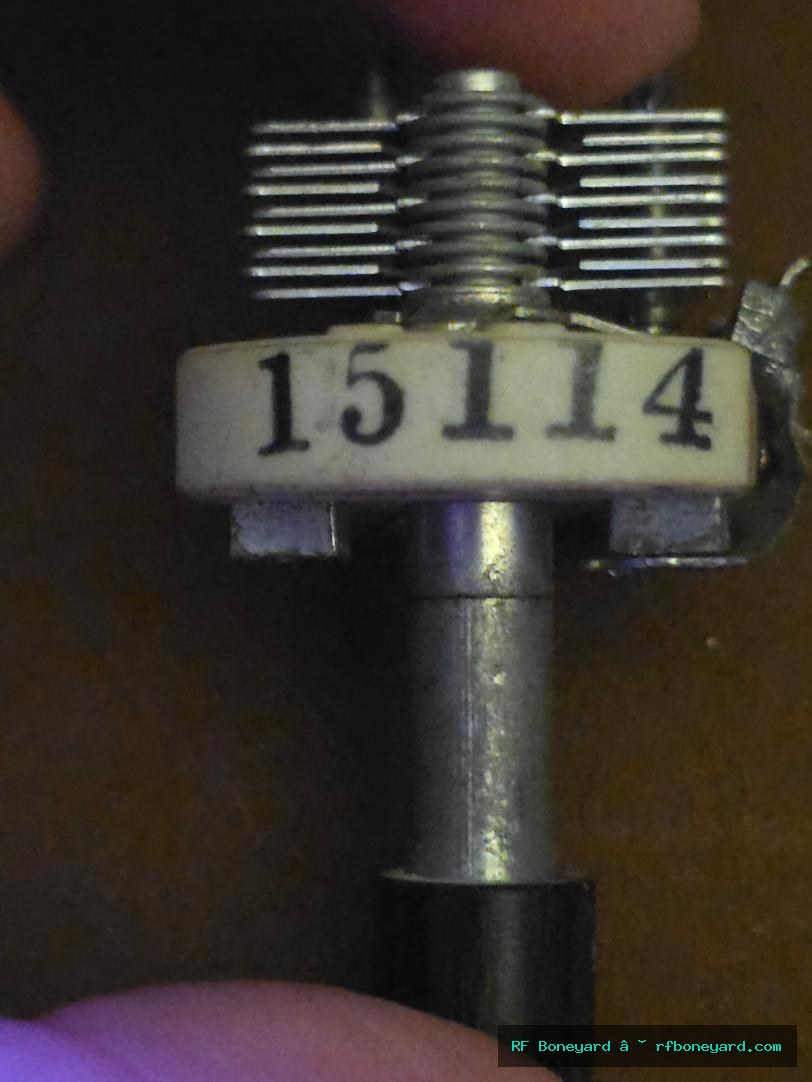 Sarkes Tarzian 15114 Vintage 112 pF Open Air Variable Tuning Capacitor photo