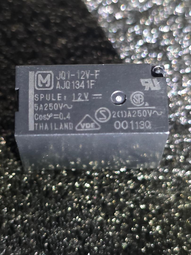 Panasonic / Matsushita JQ1-12V-F AJQ1341F 12VDC PCB Relay – 5A 250VAC – Vintage Radio & Electronics