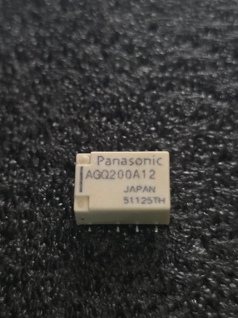 Panasonic AGQ200A12 12VDC SMD Signal Relay – DPDT / 2 Form C – Japan