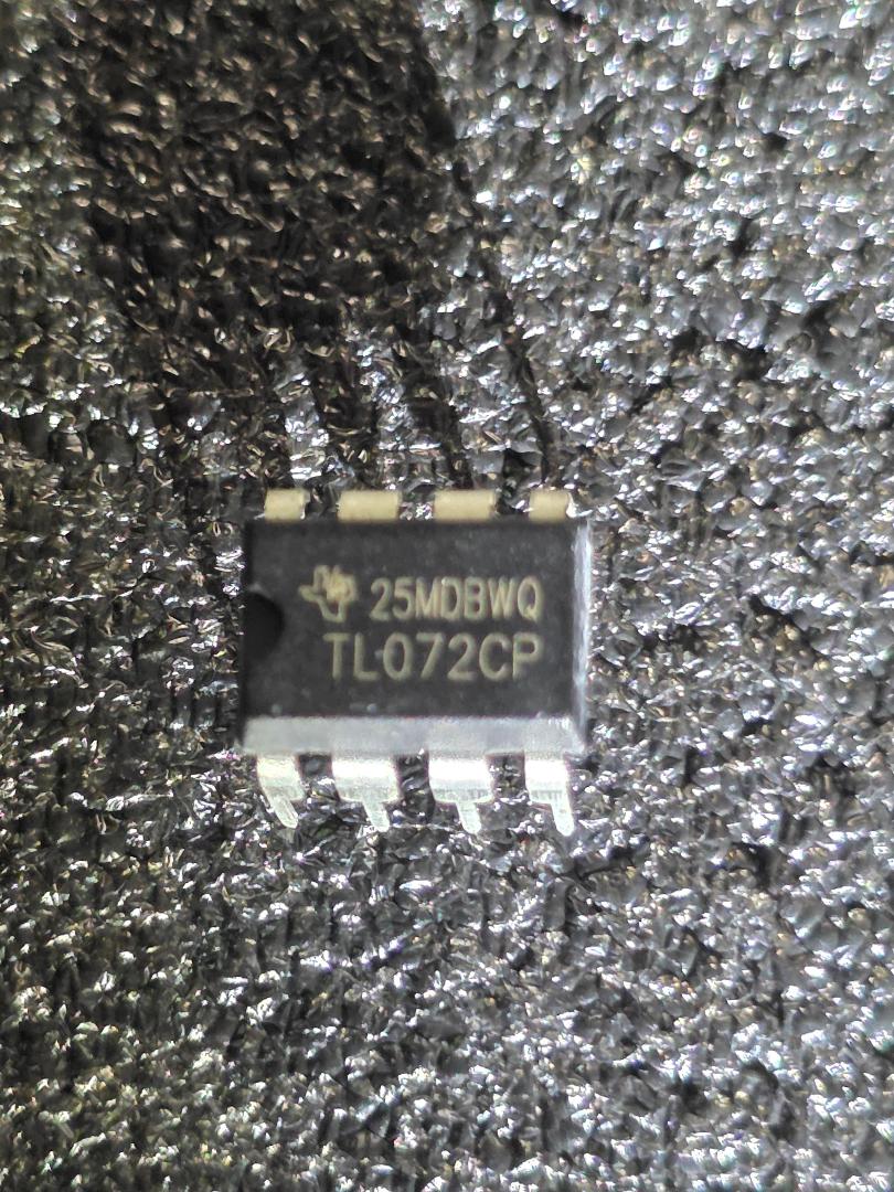 TL072CP Dual JFET Op-Amp ICs – 8-Pin DIP Audio / Guitar Pedal / Marshall