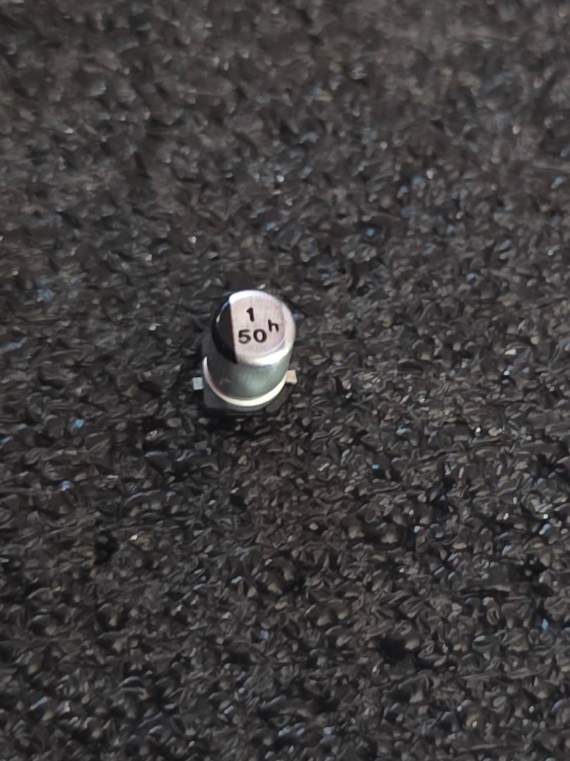 Panasonic ECE-V1HS010SR 1µF 50V SMD Aluminum Electrolytic Capacitor