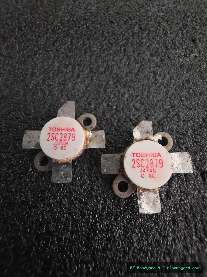 Toshiba 2SC2879 RF Power Transistor  Pair (2) SET – 100W PEP HF / CB / 10-Meter Linear Amplifier Final
