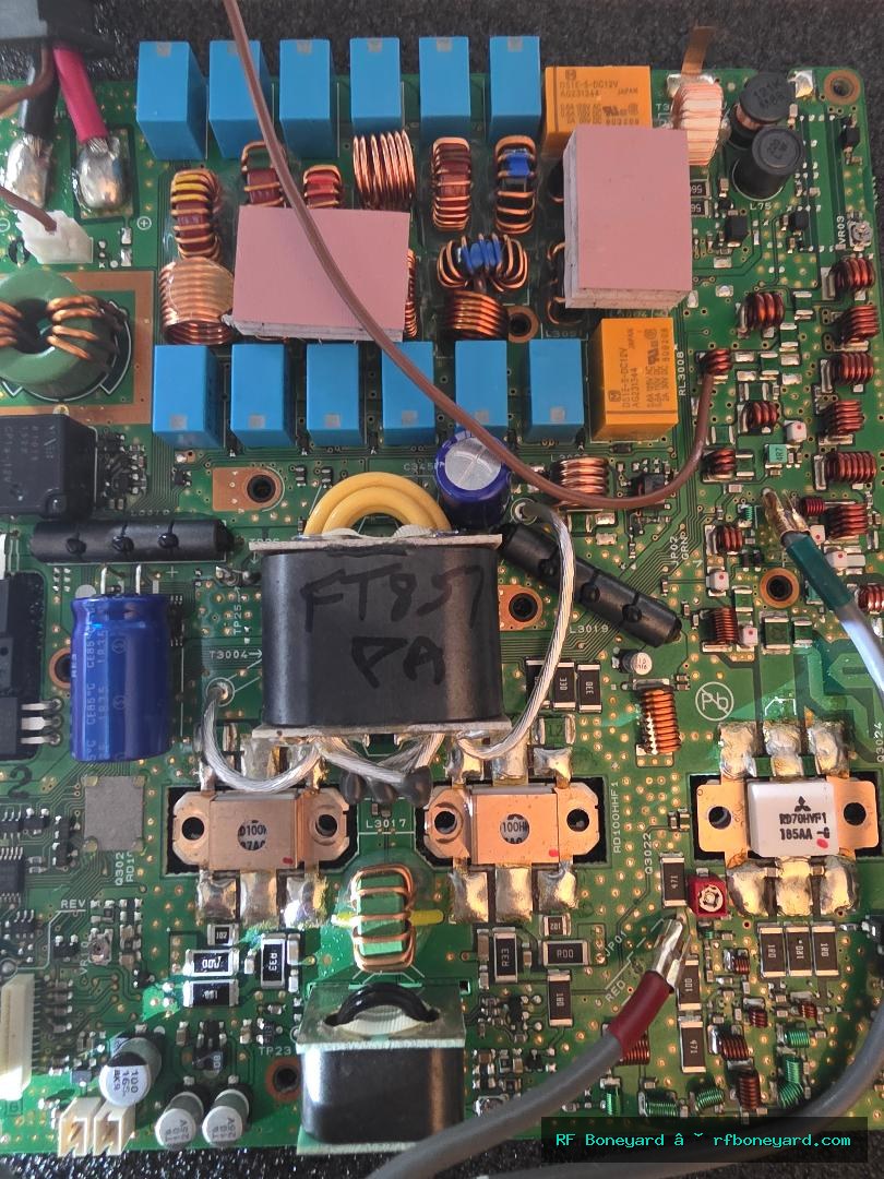 Yaesu FT-857 / FT-857D Final PA Unit Board – Tested Working – HF/VHF/UHF Power Amplifier Board