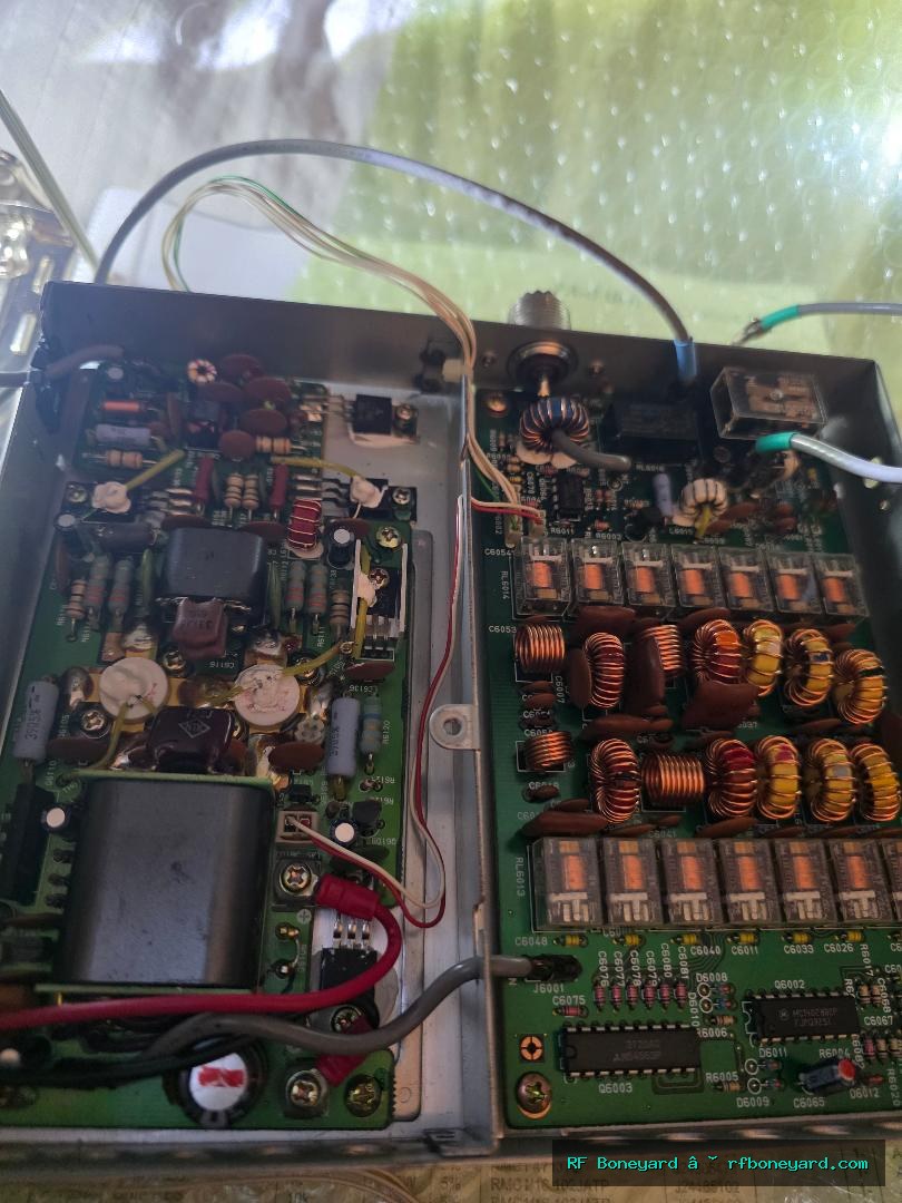 Yaesu FT-990 LPF Filter Unit & Final Stage PA Board Assembly on Heatsink – Working Donor Pull