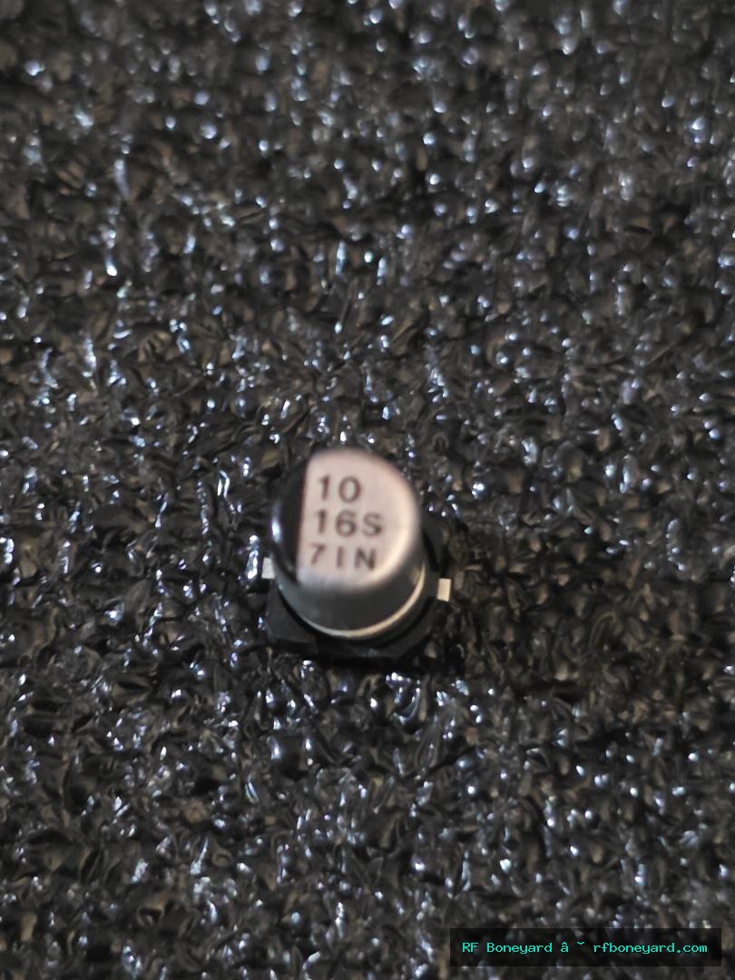 Panasonic ECE-V1CA100SR 10µF 16V SMD Aluminum Electrolytic Capacitor – 5 Pack