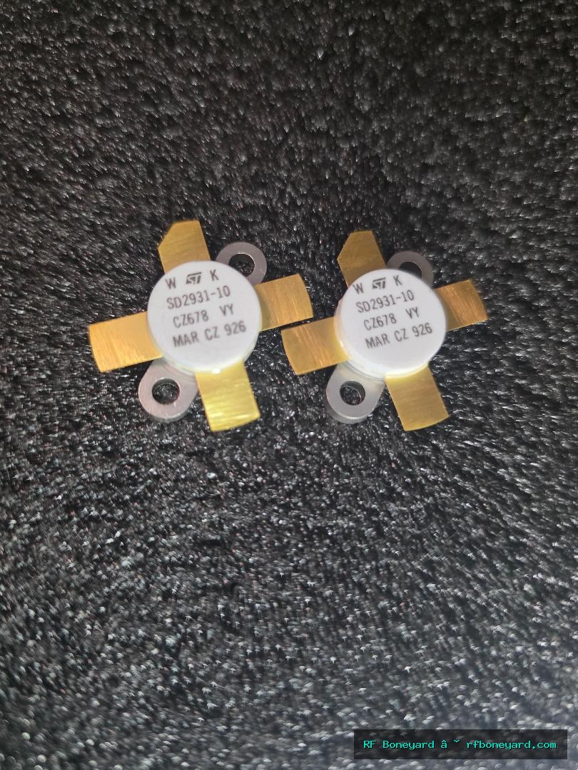 SD2931-10 RF Power MOSFET Pair – Tested Close-Reading Pair