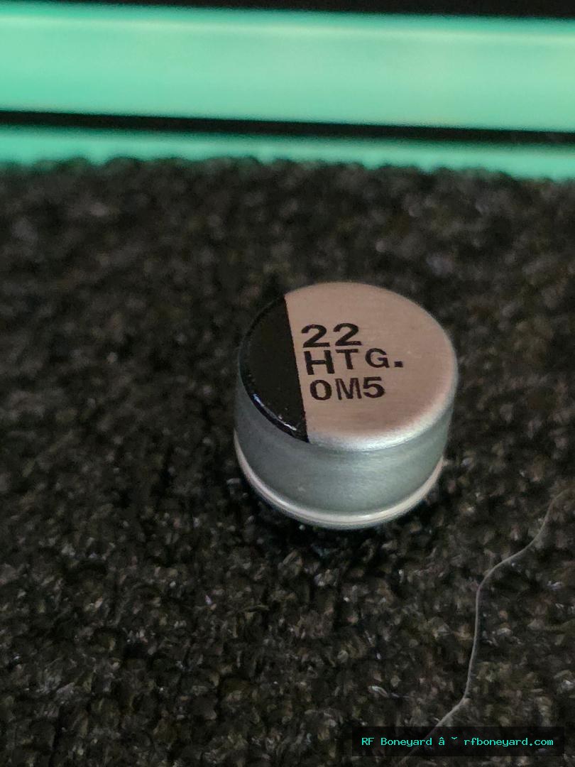 Panasonic EEE-TG1H220P 22µF 50V SMD Aluminum Electrolytic Capacitors – 10 Pack