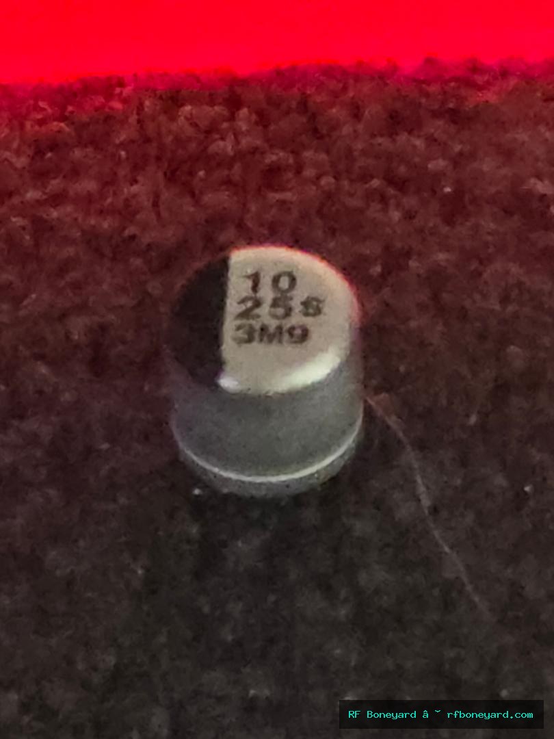 Panasonic ECE-V1EA100SR 10µF 25V SMD Aluminum Electrolytic Capacitors – 5 Pack