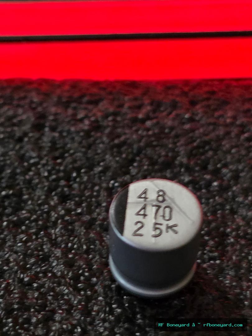 SANYO 25CV470KX 470µF 25V SMD Aluminum Electrolytic Capacitors – 5 Pack