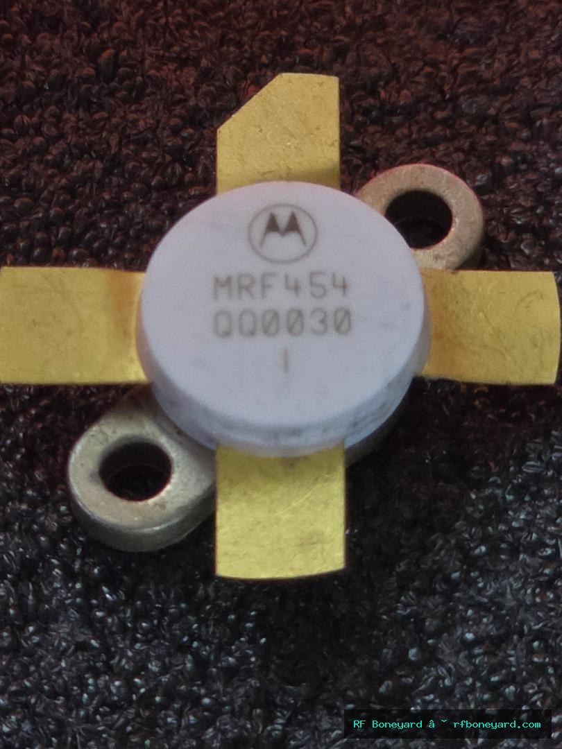 MRF454 RF Power Transistor – Motorola-Style 60W HF / CB Linear Amp Final – New old Stock