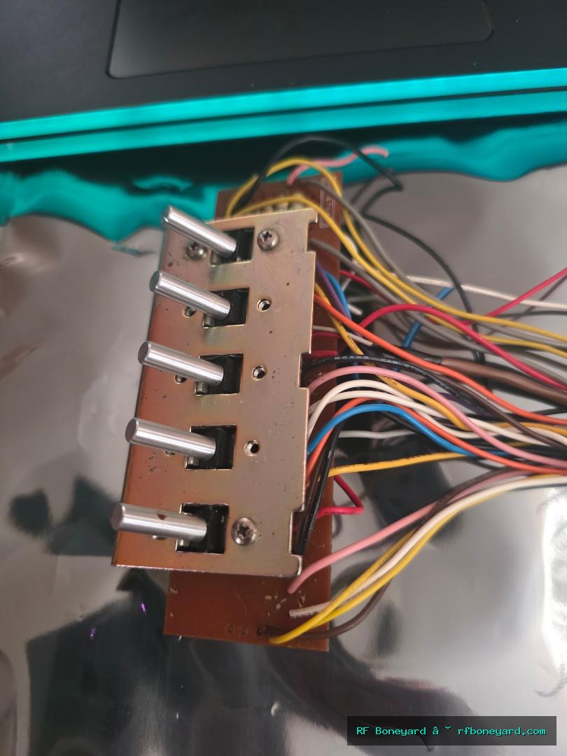 Cobra 2000GTL Front Switch Control Module / Slide Switch Bank Assembly