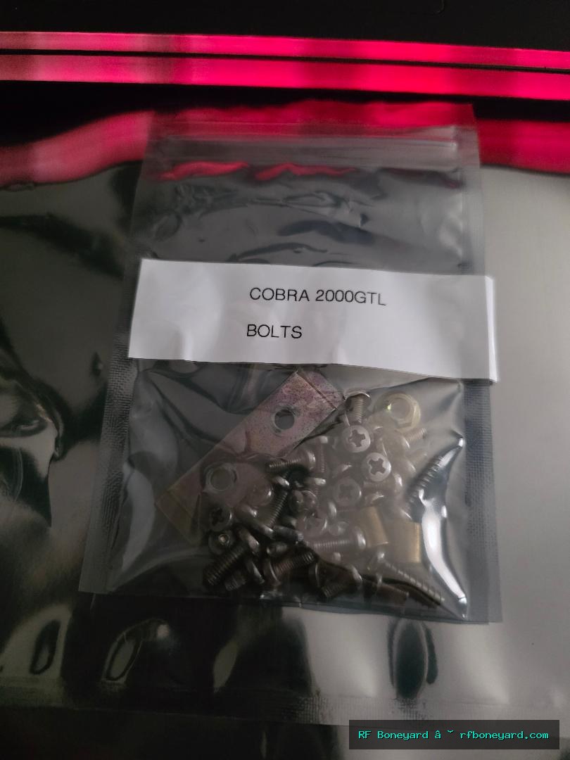 Cobra 2000 GTL Original Hardware / Bolt & Screw Pack