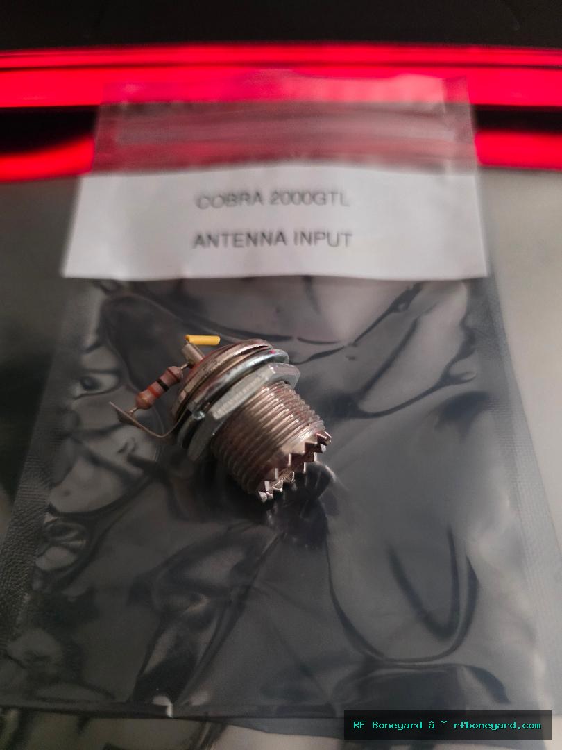 Cobra 2000 GTL Antenna Input Jack / SO-239 RF Connector with Resistor