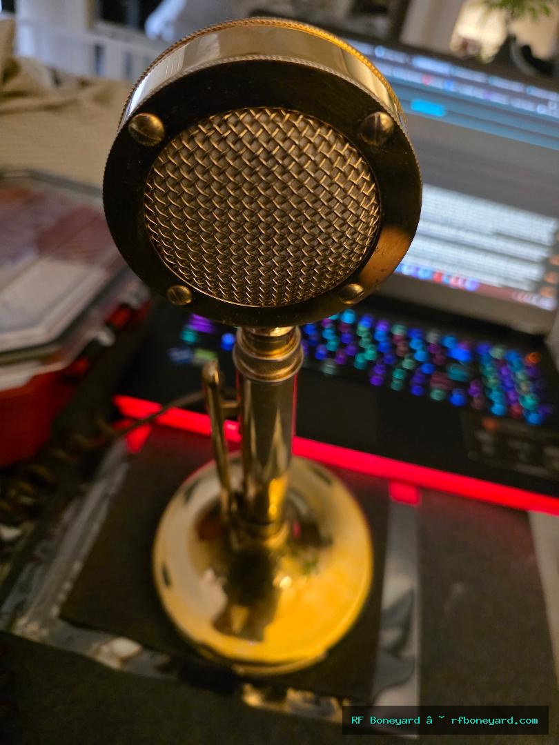 Astatic Golden Eagle D-104 Vintage Desk Microphone — 5-Pin