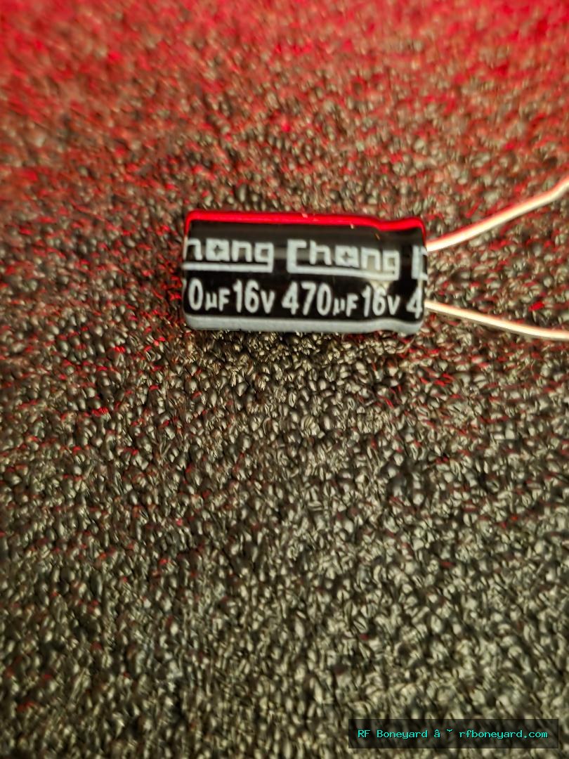Chang / Chong Chang 470µF 16V Radial Electrolytic Capacitor (10-Pack) – Taiwan Made NOS