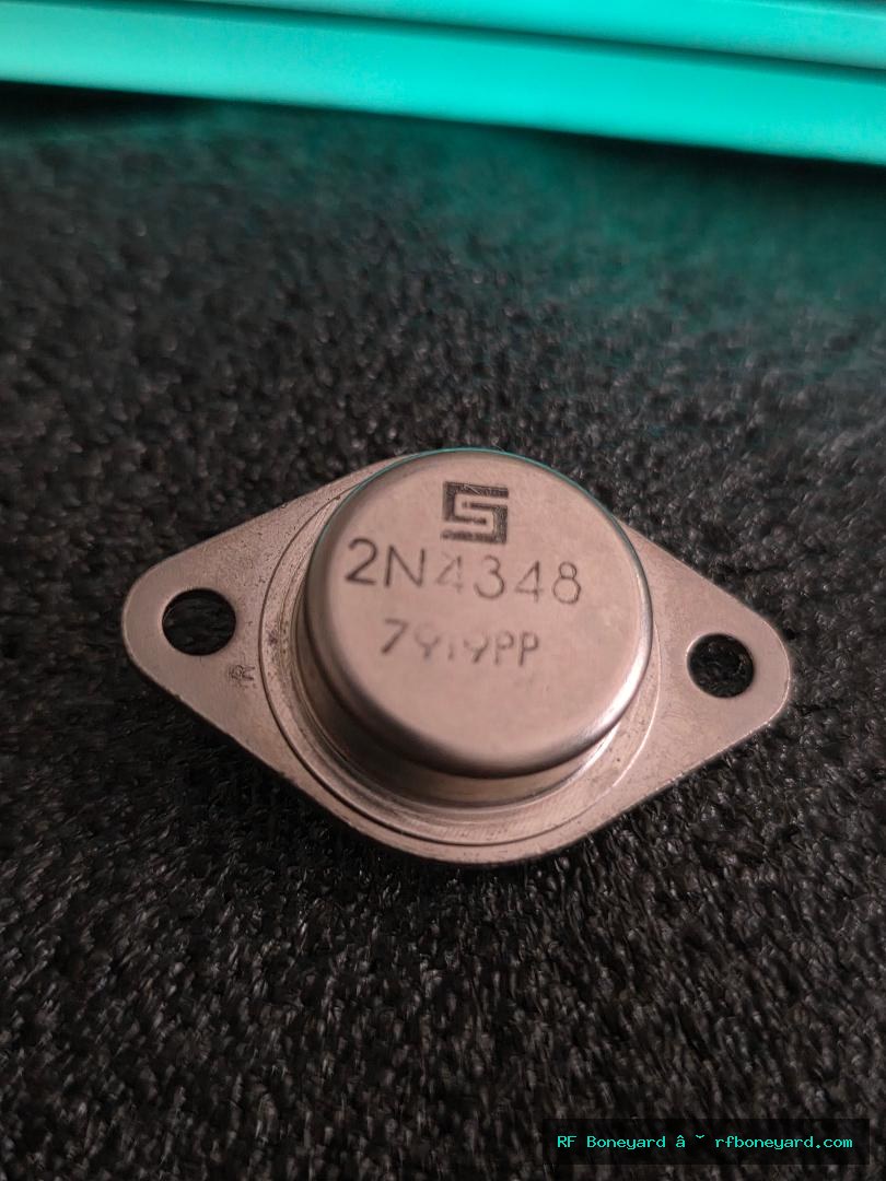 Silicon Transistor Corp. 2N4348 NPN TO-3 Power Transistor Vintage Semiconductor