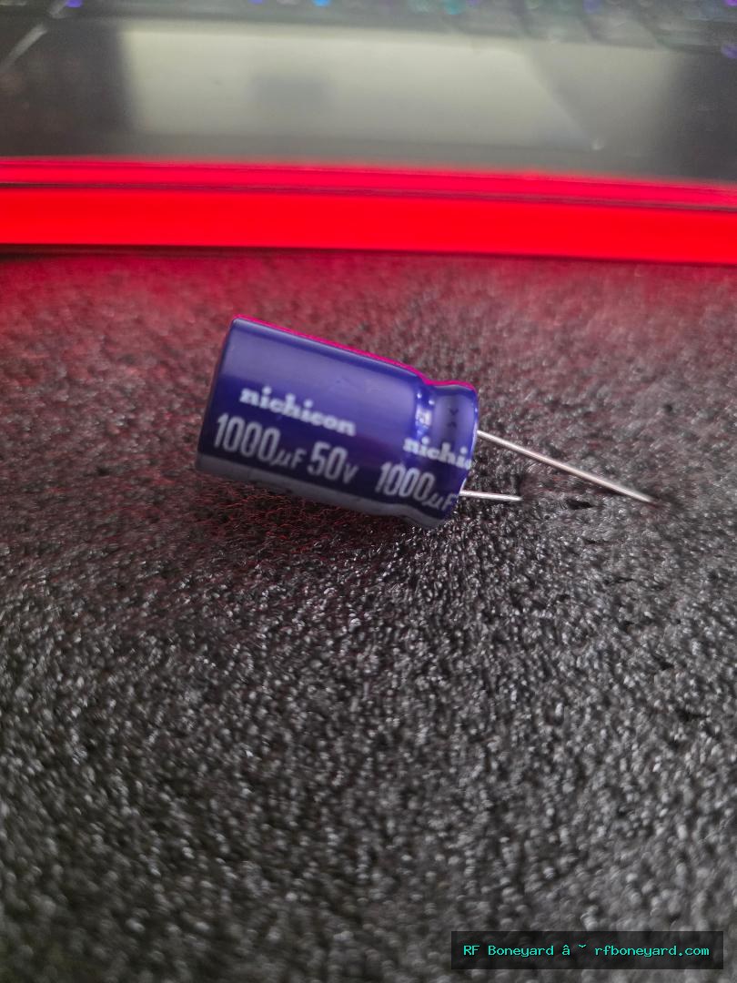 Product Title (5 Pack)  Nichicon 1000µF 50V 85°C Radial Aluminum Electrolytic Capacitors NOS - 5 Pack