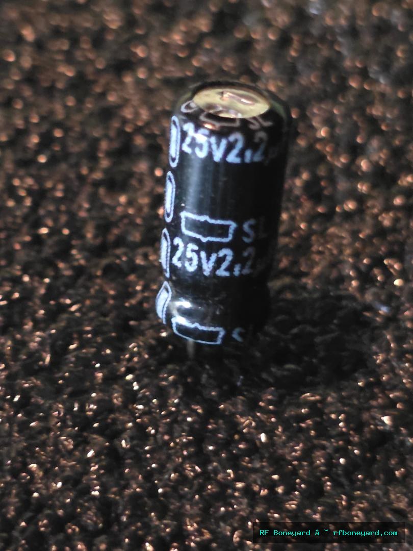 Nippon Chemi-Con 2.2µF 25V Radial Electrolytic Capacitor NOS - 10 Pack