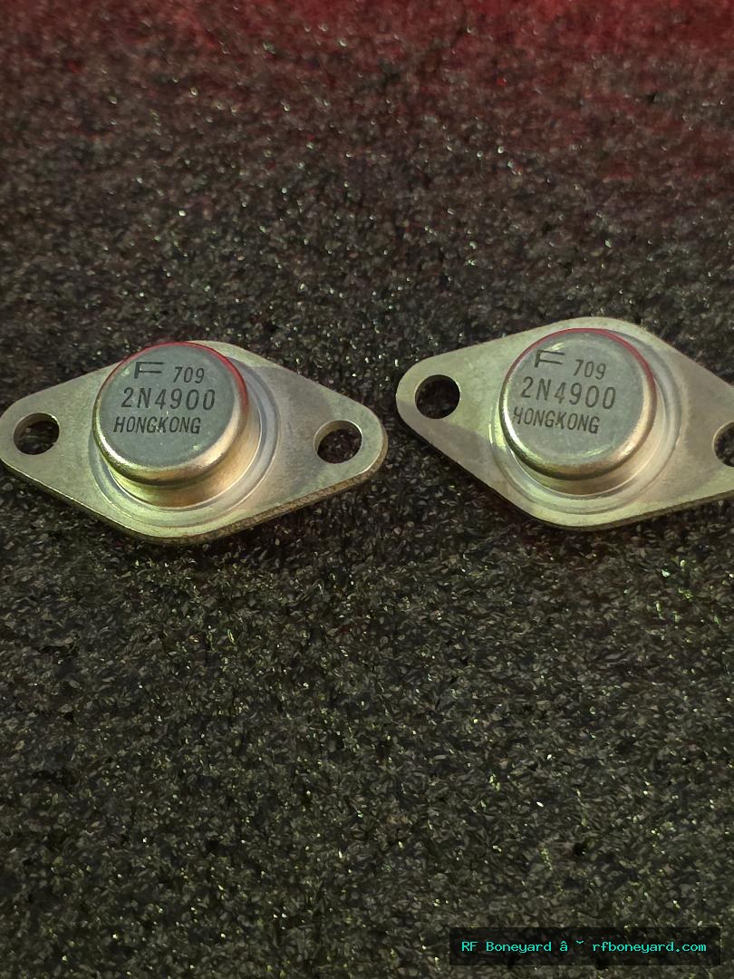 2N4900 NPN TO-3 Power Transistor Pair – Hong Kong Stylized F Logo