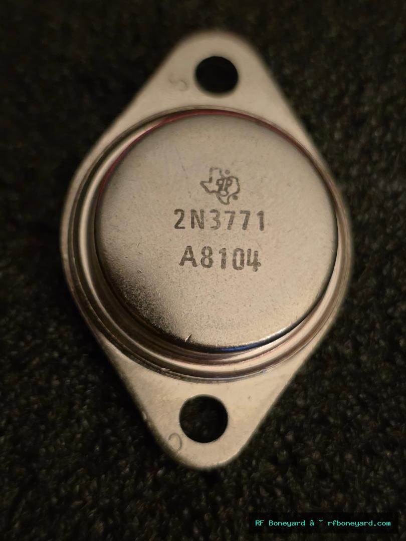 Texas Instruments 2N3771 TO-3 Power Transistor Vintage USA Semiconductor