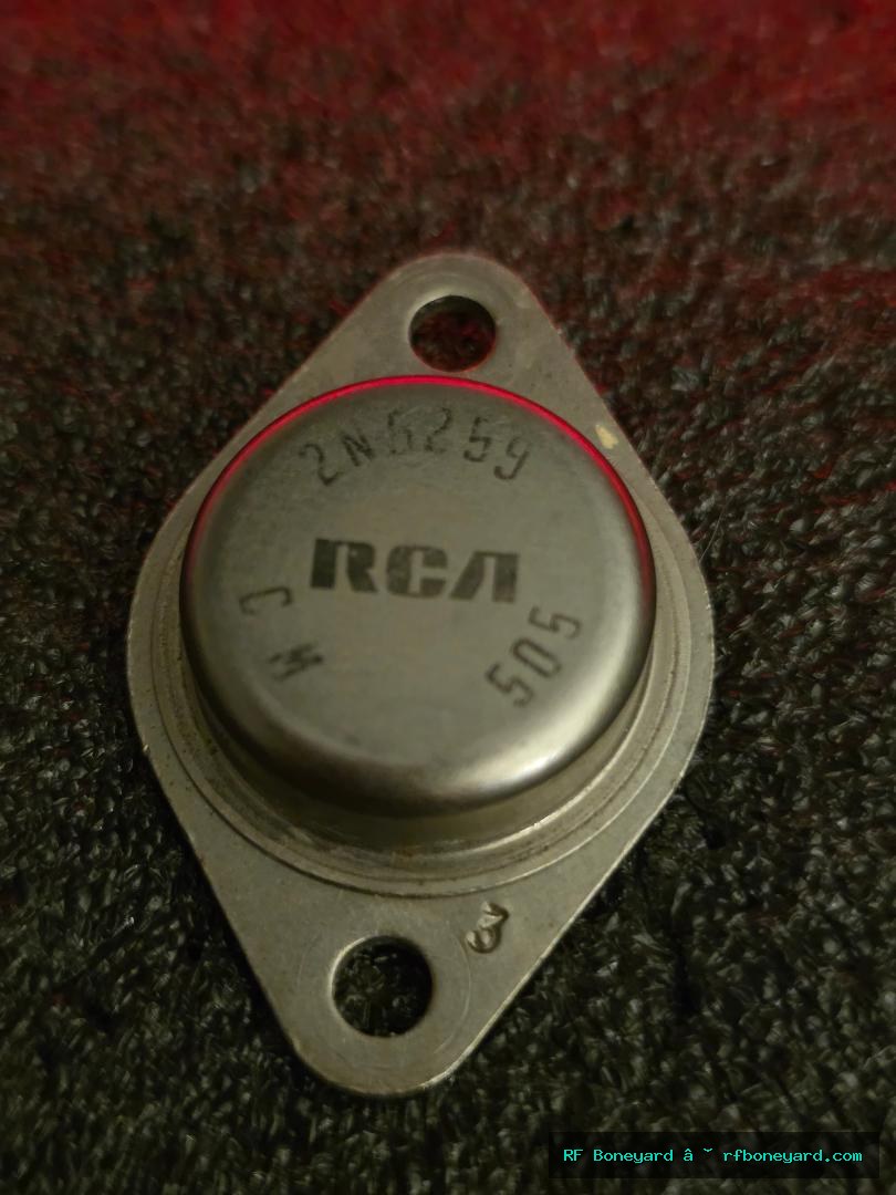 RCA 2N4259 TO-3 Power Transistor Vintage USA Semiconductor