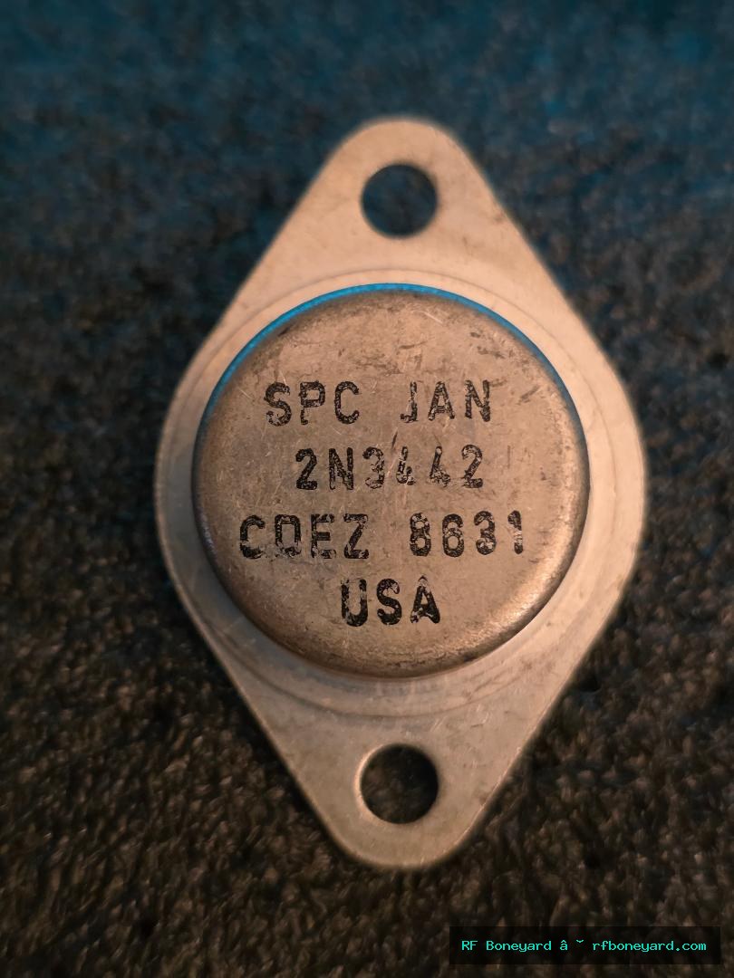 SPC JAN 2N3442 NPN Silicon Power Transistor TO-3 Metal Can USA Military Semiconductor