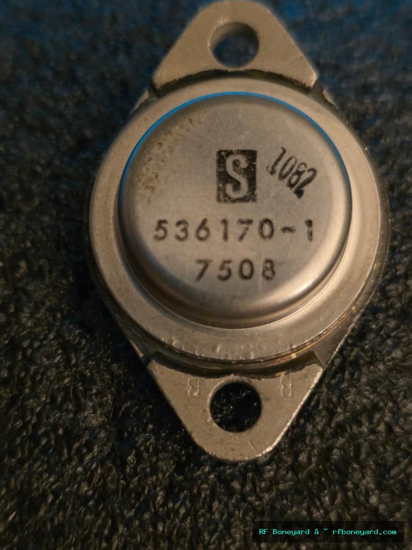 S- 536170-1 Vintage TO-3 Silicon Power Transistor Military / Industrial Semiconductor USA
