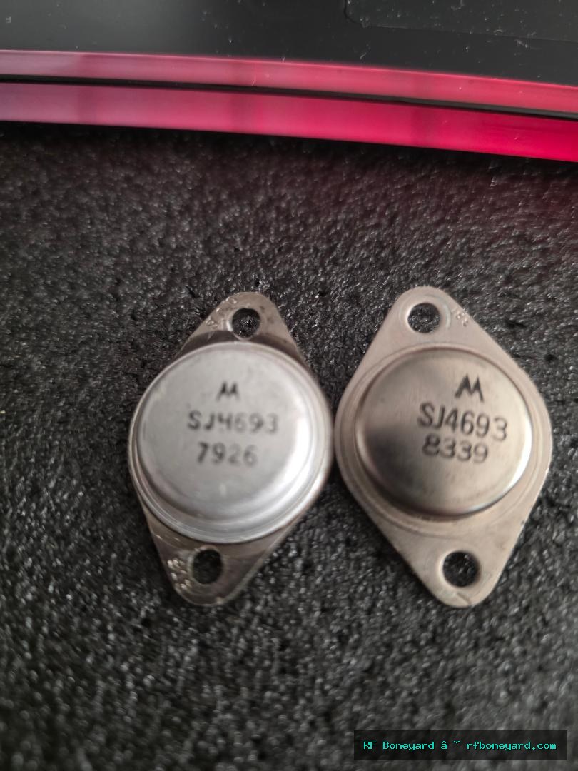 Motorola SJ4693 NPN Silicon Power Transistor  -PAIR