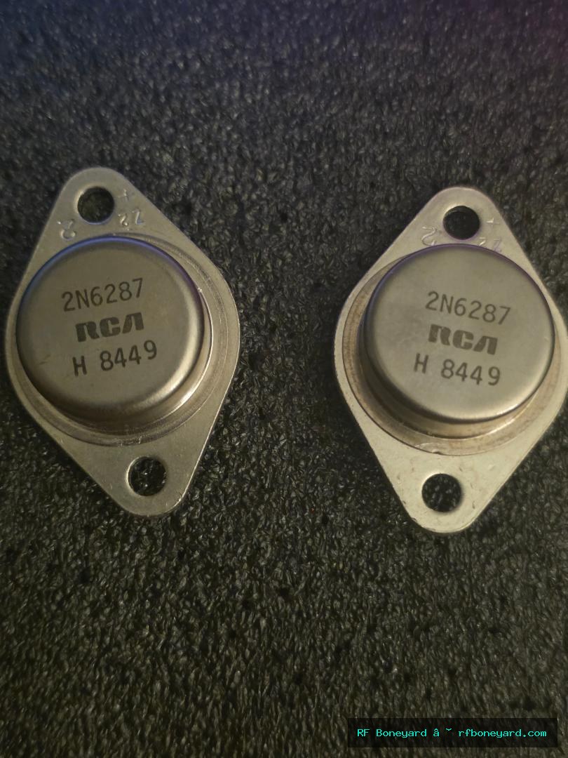RF-RCA-2N6287-PAIR-001