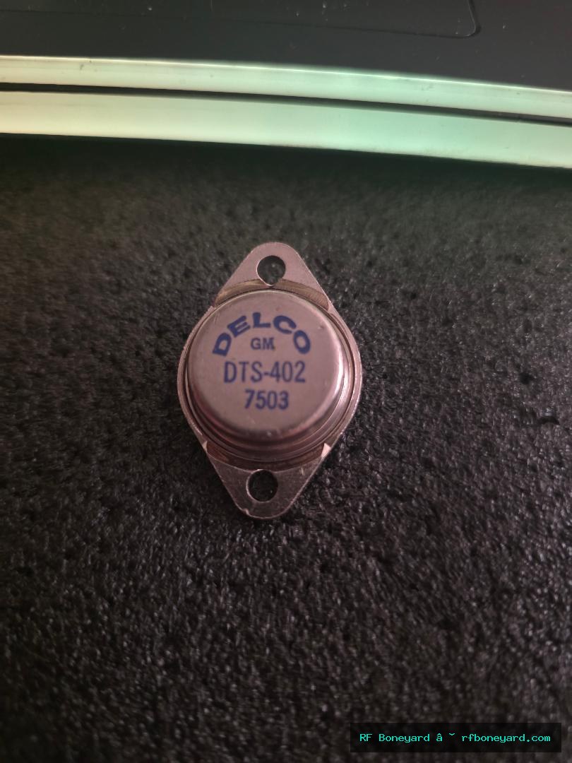 Delco GM DTS-402 NPN Silicon Power Transistor TO-3 Metal Can