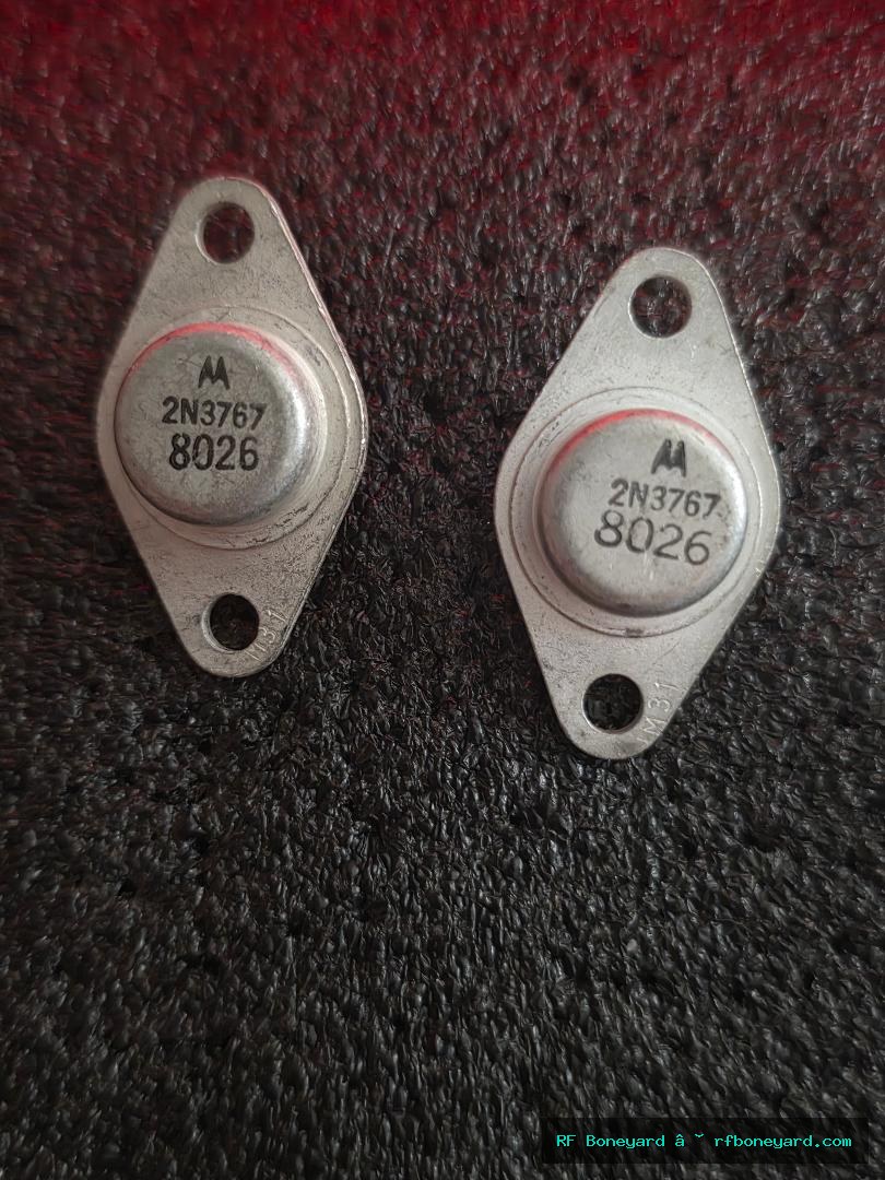 Motorola 2N3767 Matched Pair NPN Silicon Power Transistors