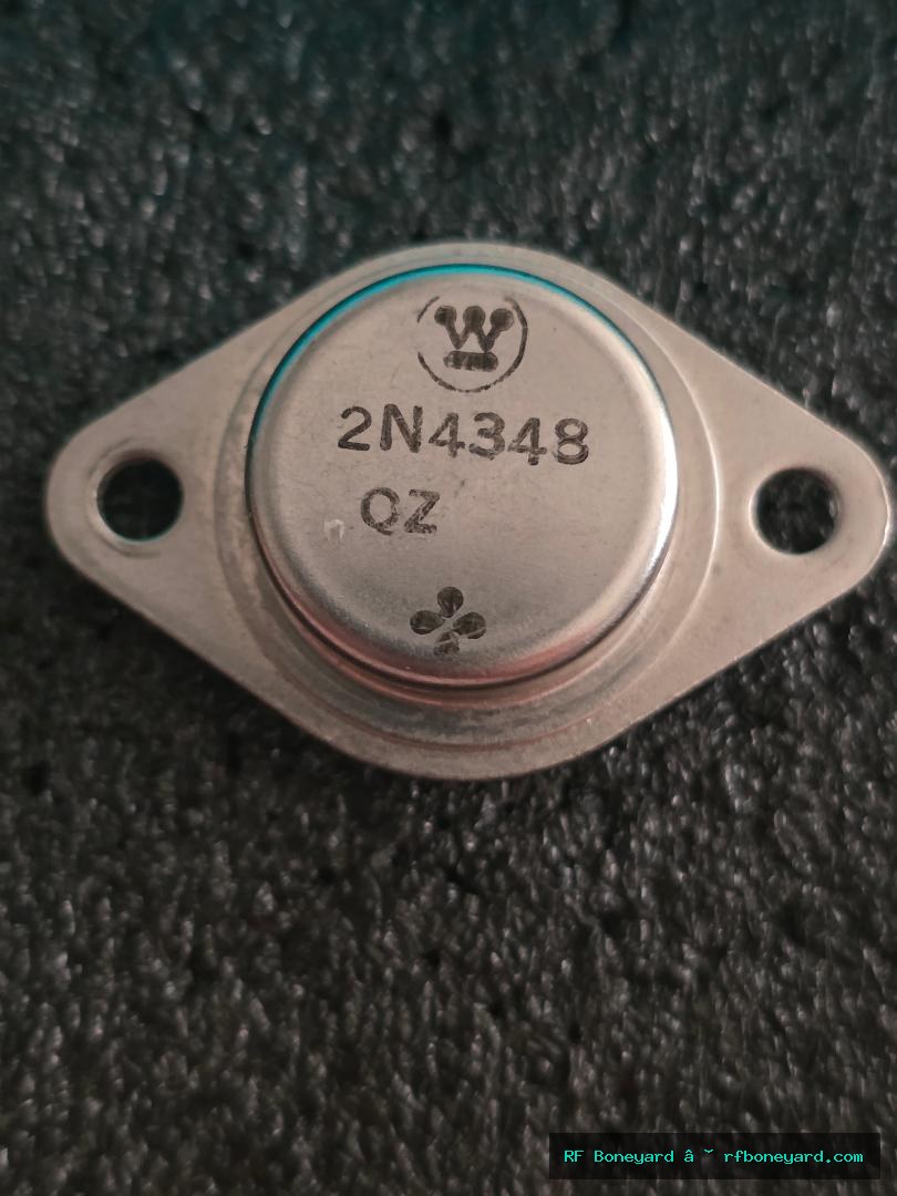 Westinghouse 2N4348 NPN Silicon Power Transistor TO-3 Metal Can Bench Tested