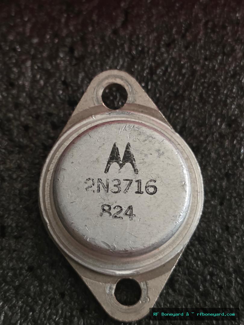 Motorola 2N3716 NPN Silicon Power Transistor TO-3 Metal Can Bench Tested