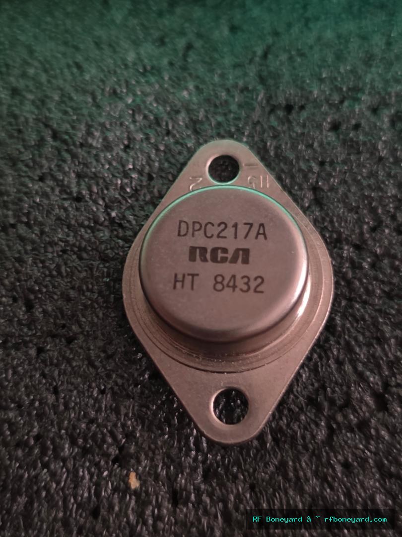 RCA DPC217A Vintage TO-3 NPN Silicon Power Transistor