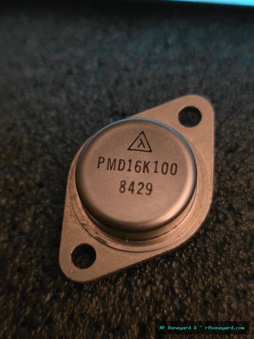 PMD16K100 Vintage TO-3 NPN Silicon Power Transistor With Protection Diode