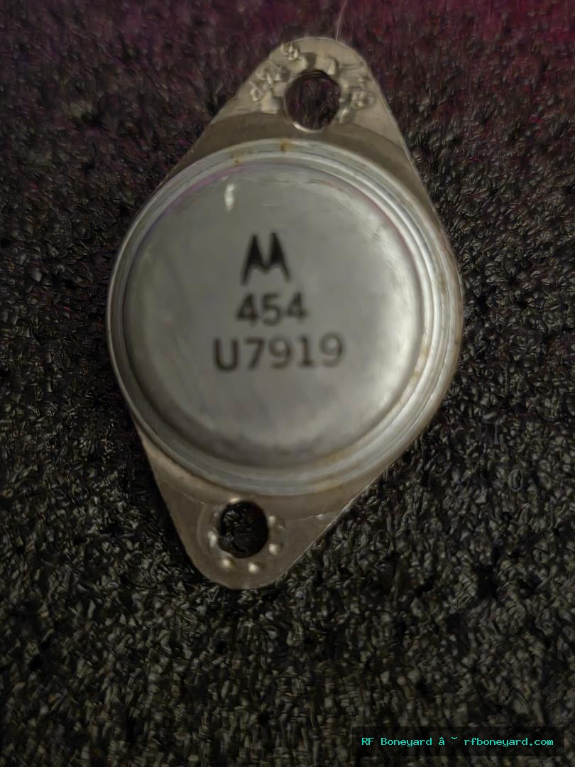 Motorola 454 Vintage TO-3 NPN Silicon Power Transistor
