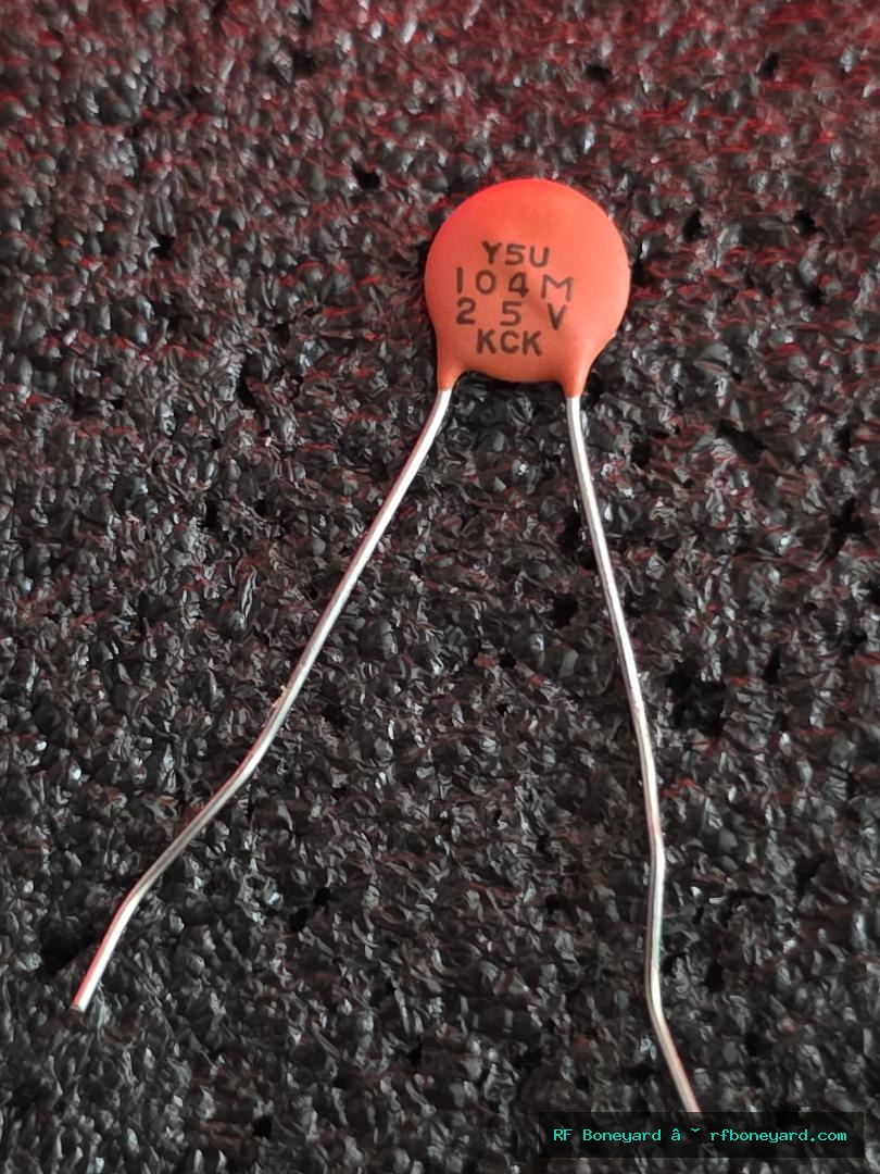 10-Pack 0.1uF 25V Ceramic Capacitors