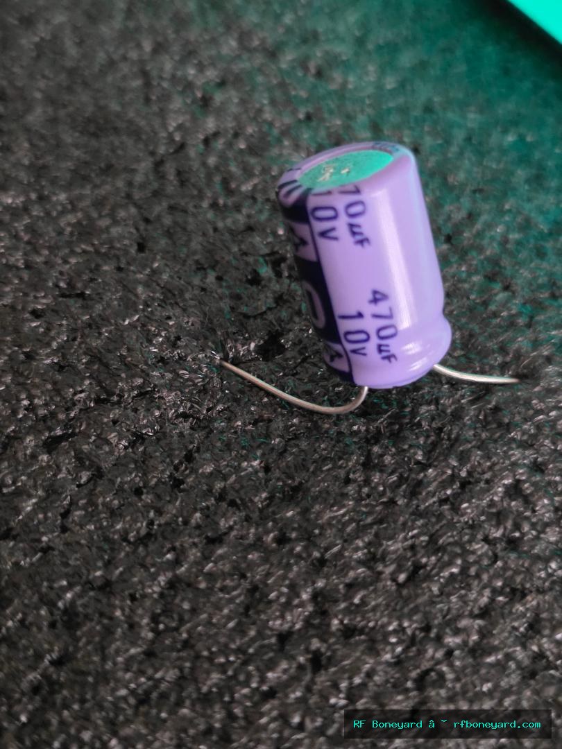 5-Pack Matsushita / Panasonic 470uF 10V Malaysia Radial Electrolytic Capacitors