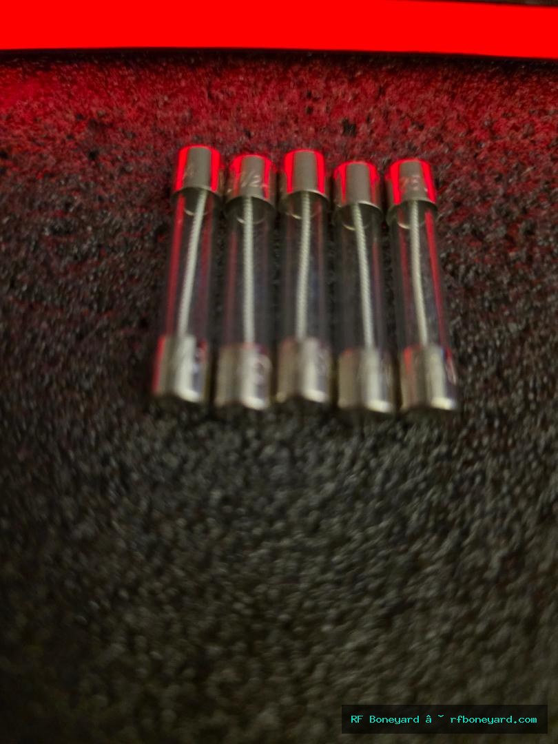 5-Pack Buss MDL 1-1/2A 250V Glass Cartridge Fuses