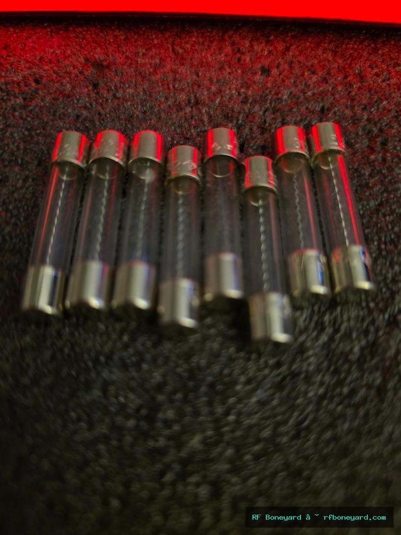 8-Pack 312 3A 250V Glass Cartridge Fuses