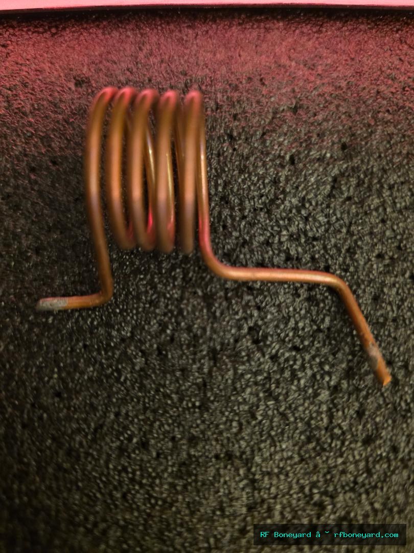 2.8uH Air-Core RF Inductor Coil – 0.12 Ohm DCR – Vintage Pull