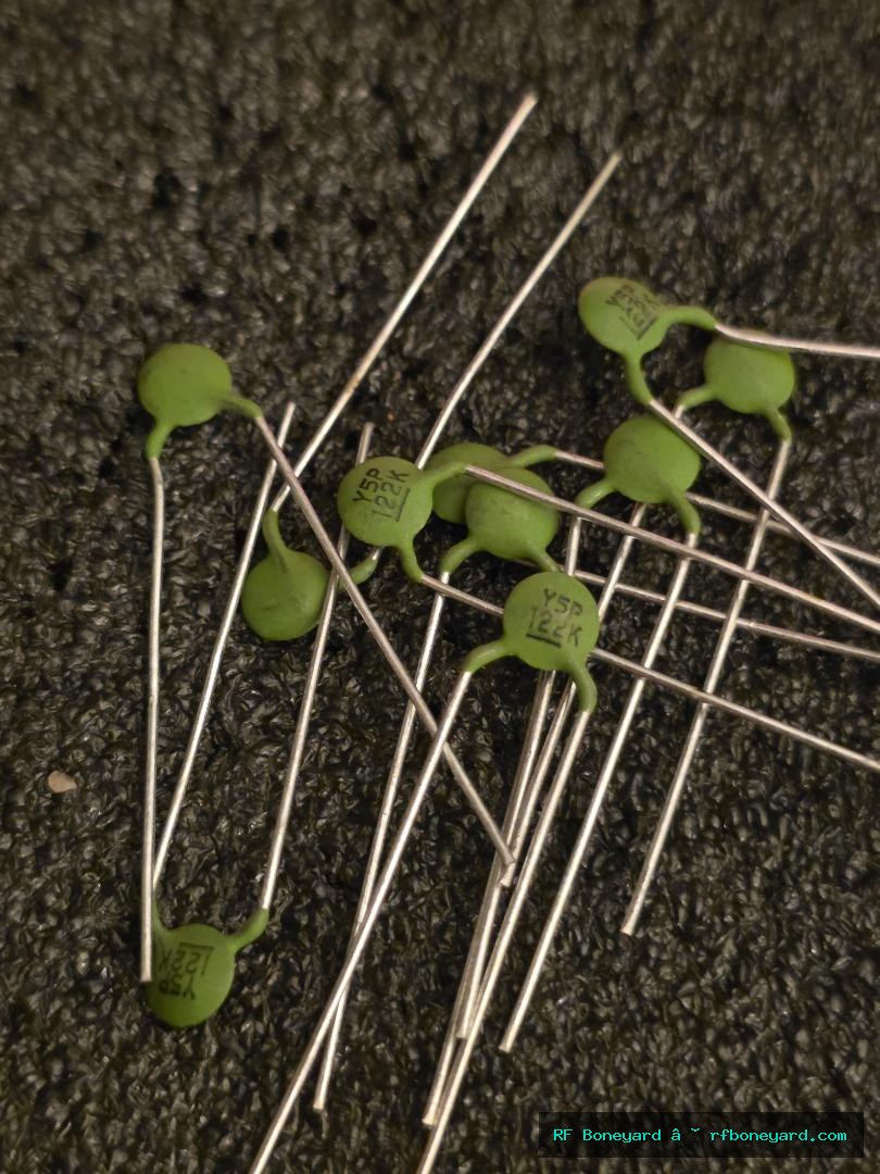 10-Pack 122J .0012uF 50V Ceramic Capacitor